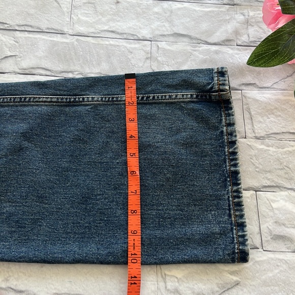 Y2K 🦅 American Eagle 🦅 Outfitters straight legged denim jeans size 12 - Picture 9 of 10